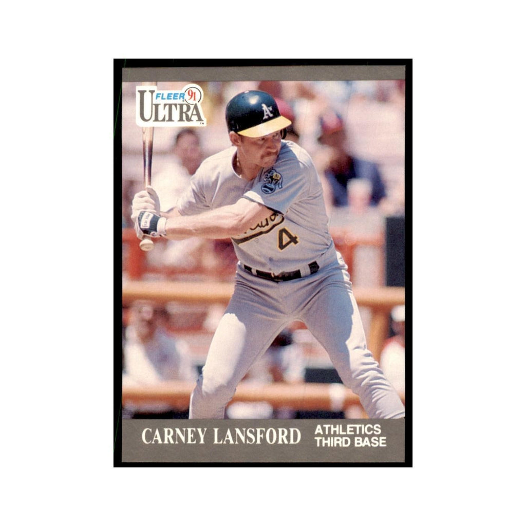 Carney Lansford 1991 Fleer Ultra #250 Baseball Cards Baseball Card NM