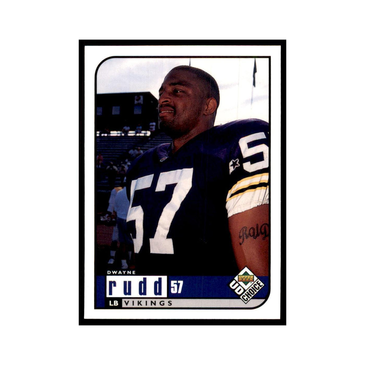 Dwayne Rudd 1998 UD Choice #100 Football Cards Football Card NM