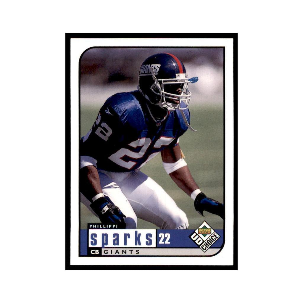 Phillippi Sparks 1998 UD Choice #117 Football Cards Football Card NM