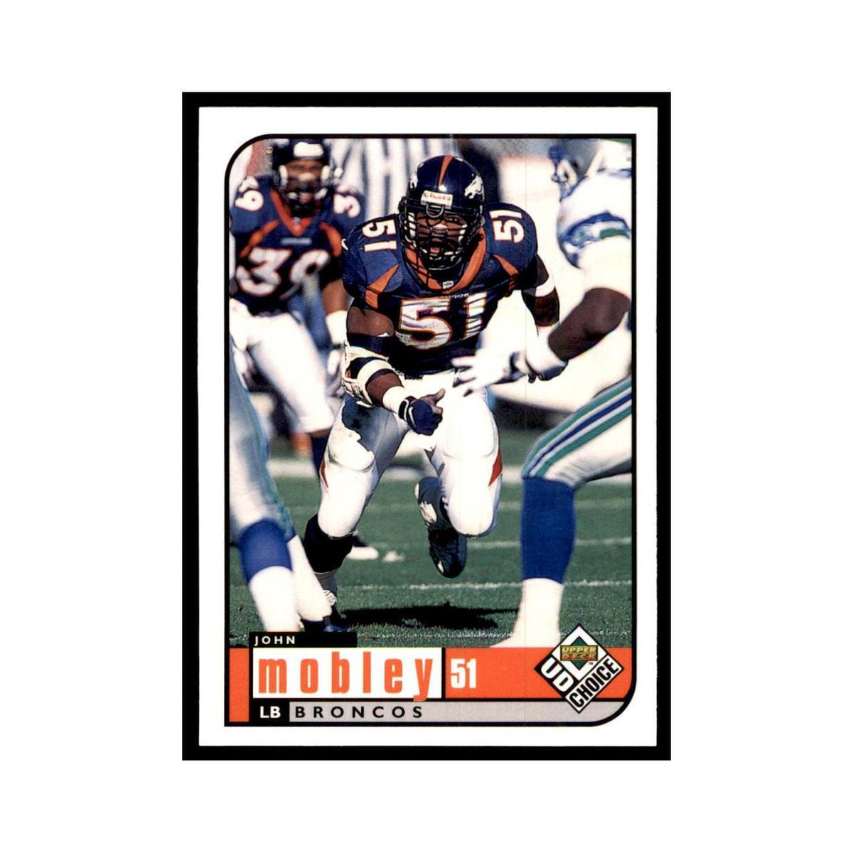 John Mobley 1998 UD Choice #55 Football Cards Football Card NM