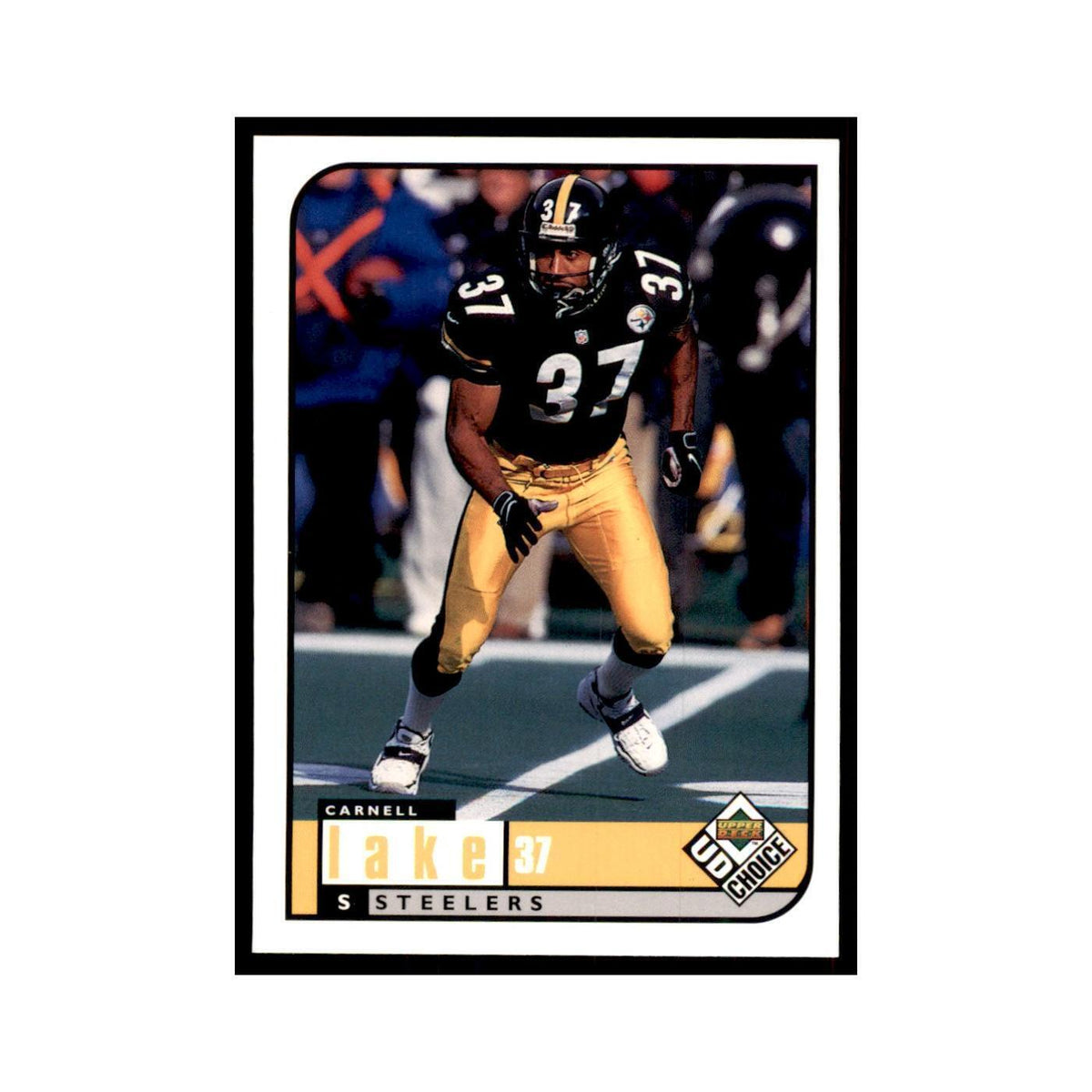 Carnell Lake 1998 UD Choice #144 Football Cards Football Card NM