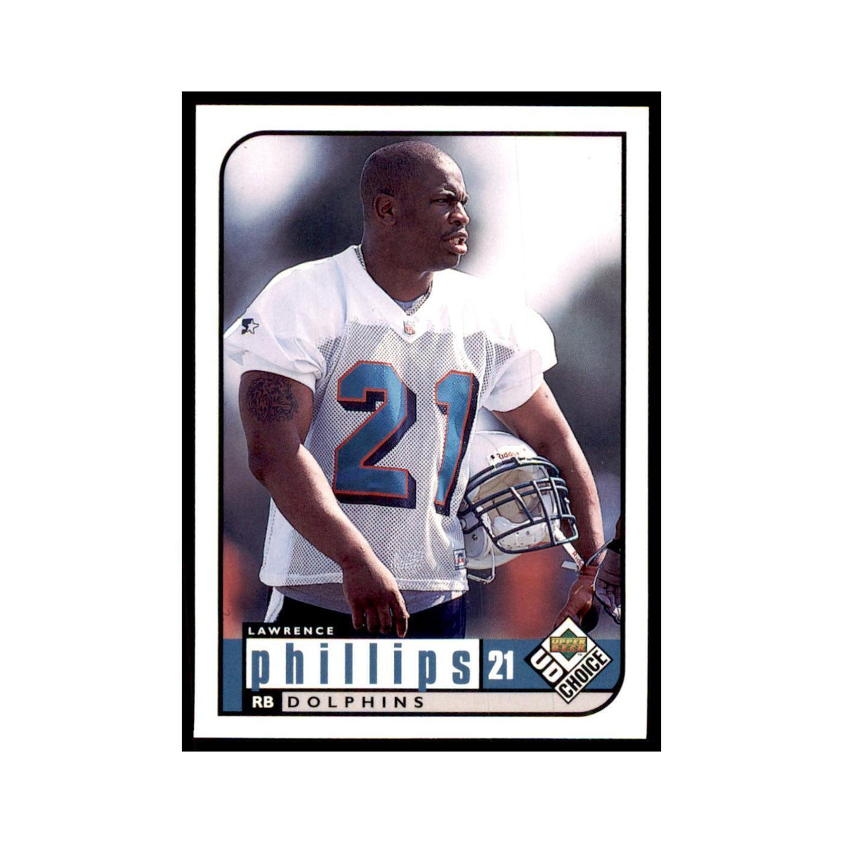 Lawrence Phillips 1998 UD Choice #91 Football Cards Football Card NM