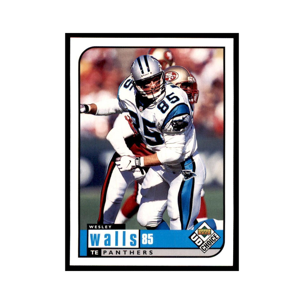 Wesley Walls 1998 UD Choice #27 Football Cards Football Card NM