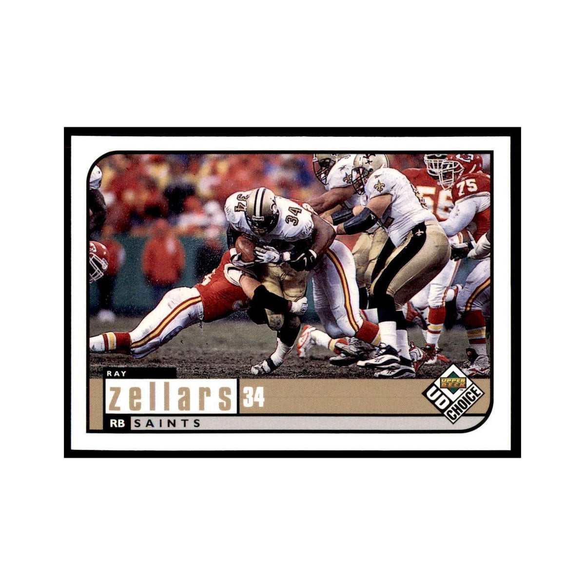 Ray Zellars 1998 UD Choice #107 Football Cards Football Card NM