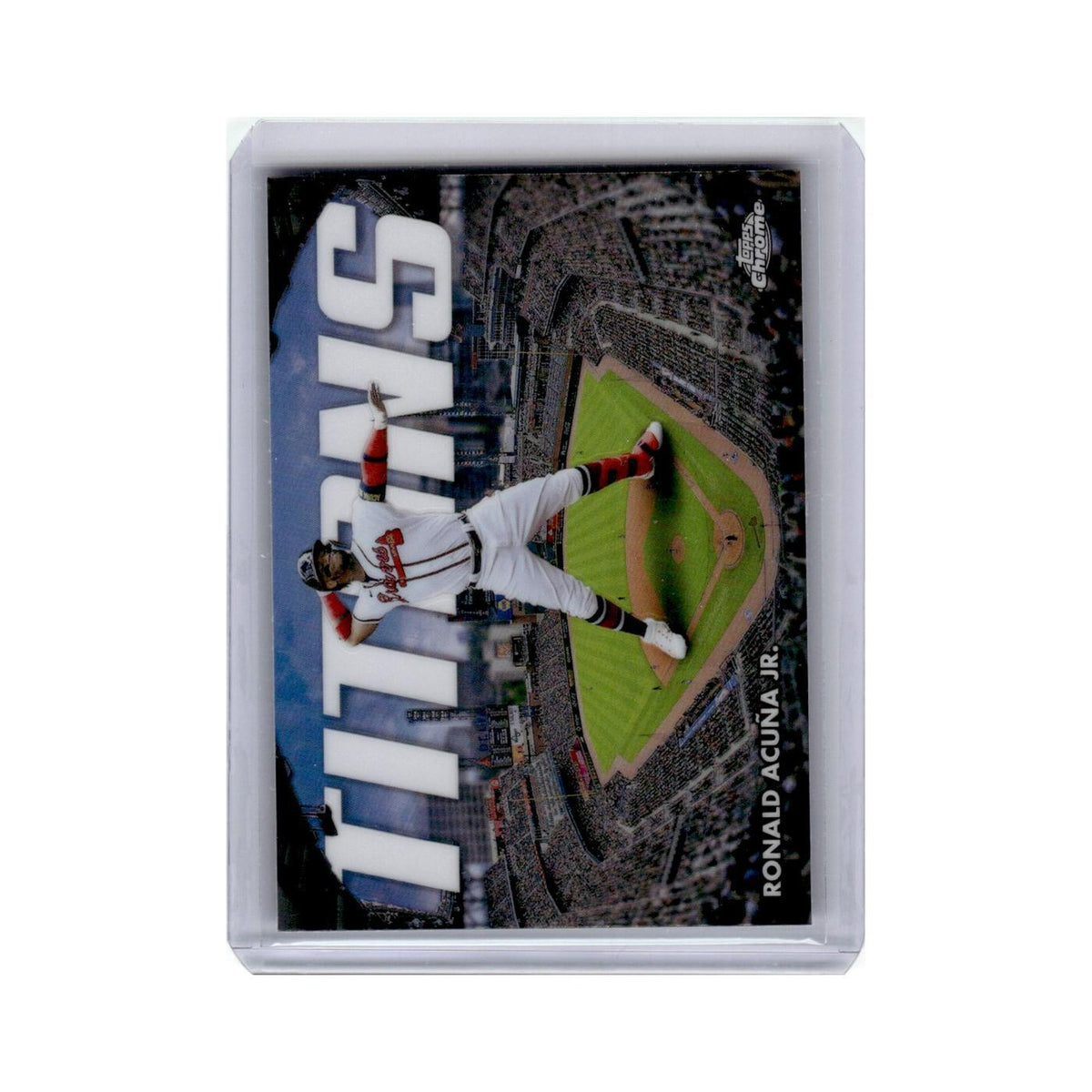 Ronald Acuna Jr. 2023 Topps Chrome Titans #CT-5 Baseball Card NM