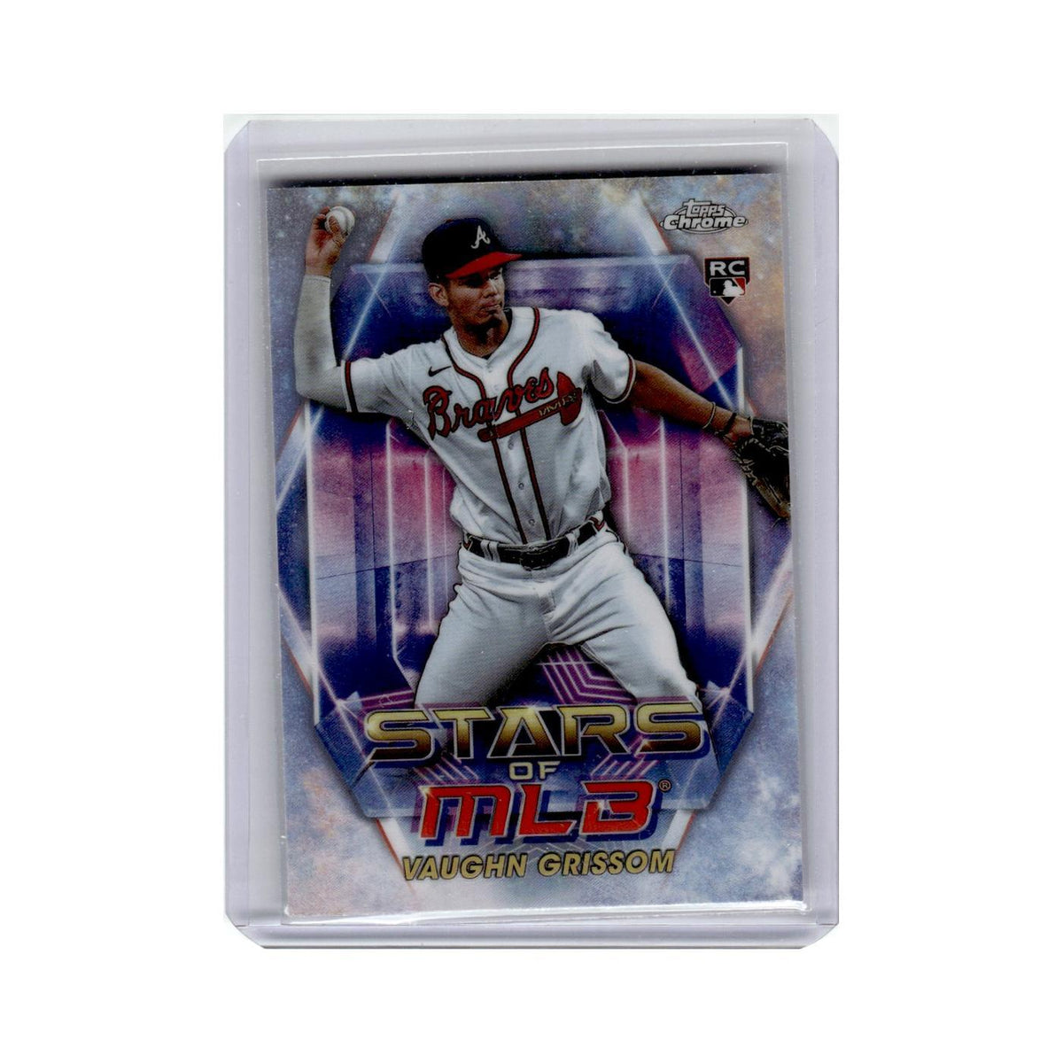 Vaughn Grissom Rookie 2023 Topps Chrome Stars of MLB #SMLBC-64 Baseball Card NM