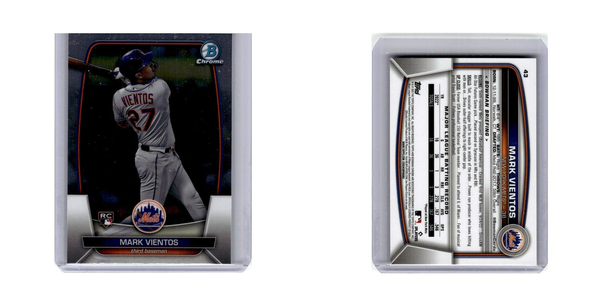 Mark Vientos Rookie 2023 Bowman Chrome #43 Baseball Card NM