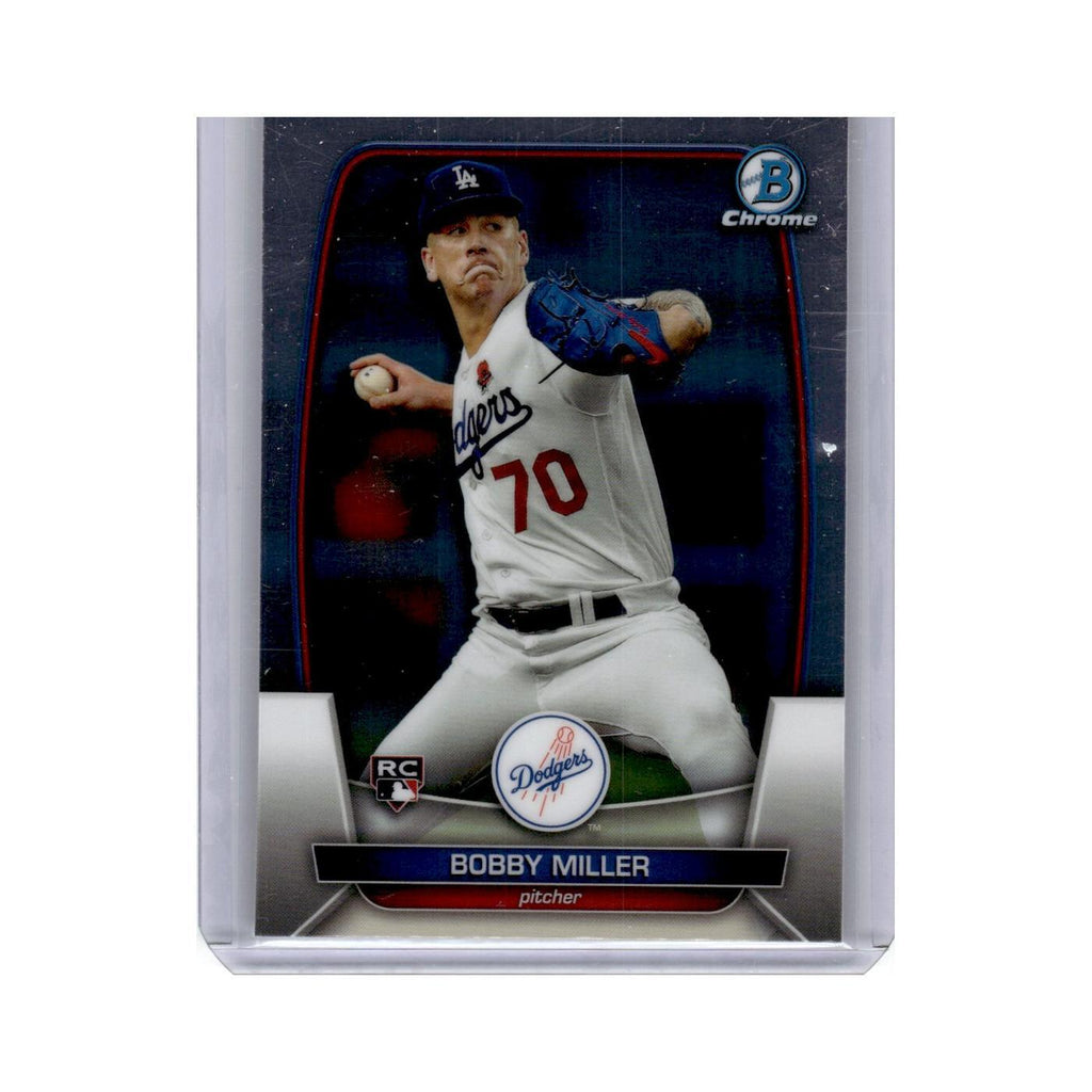Bobby Miller Rookie 2023 Bowman Chrome #7 Baseball Card NM