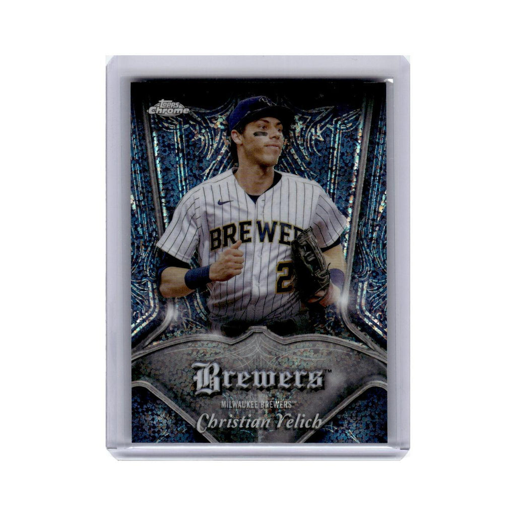 Christian Yelich 2022 Topps Chrome #P-5 Baseball Card NM