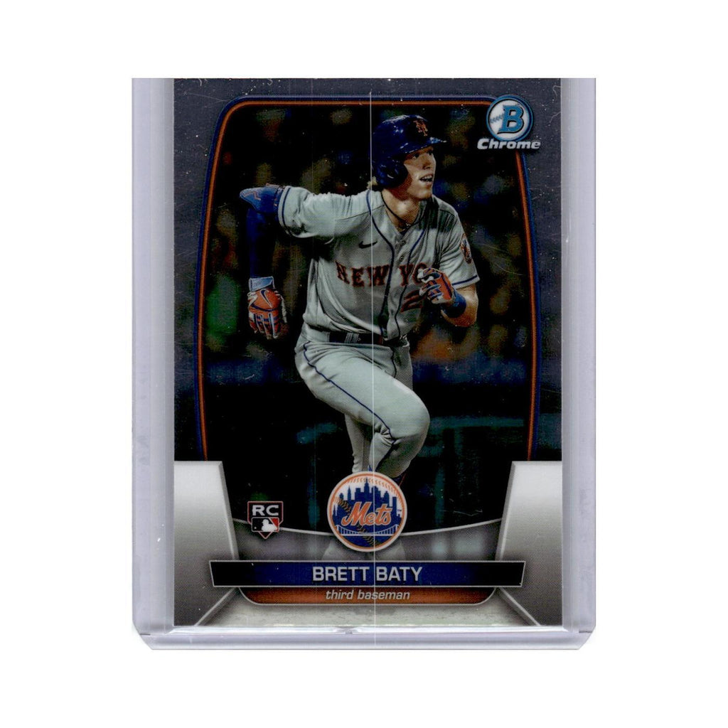 Brett Baty Rookie 2023 Bowman Chrome #15 Baseball Card NM