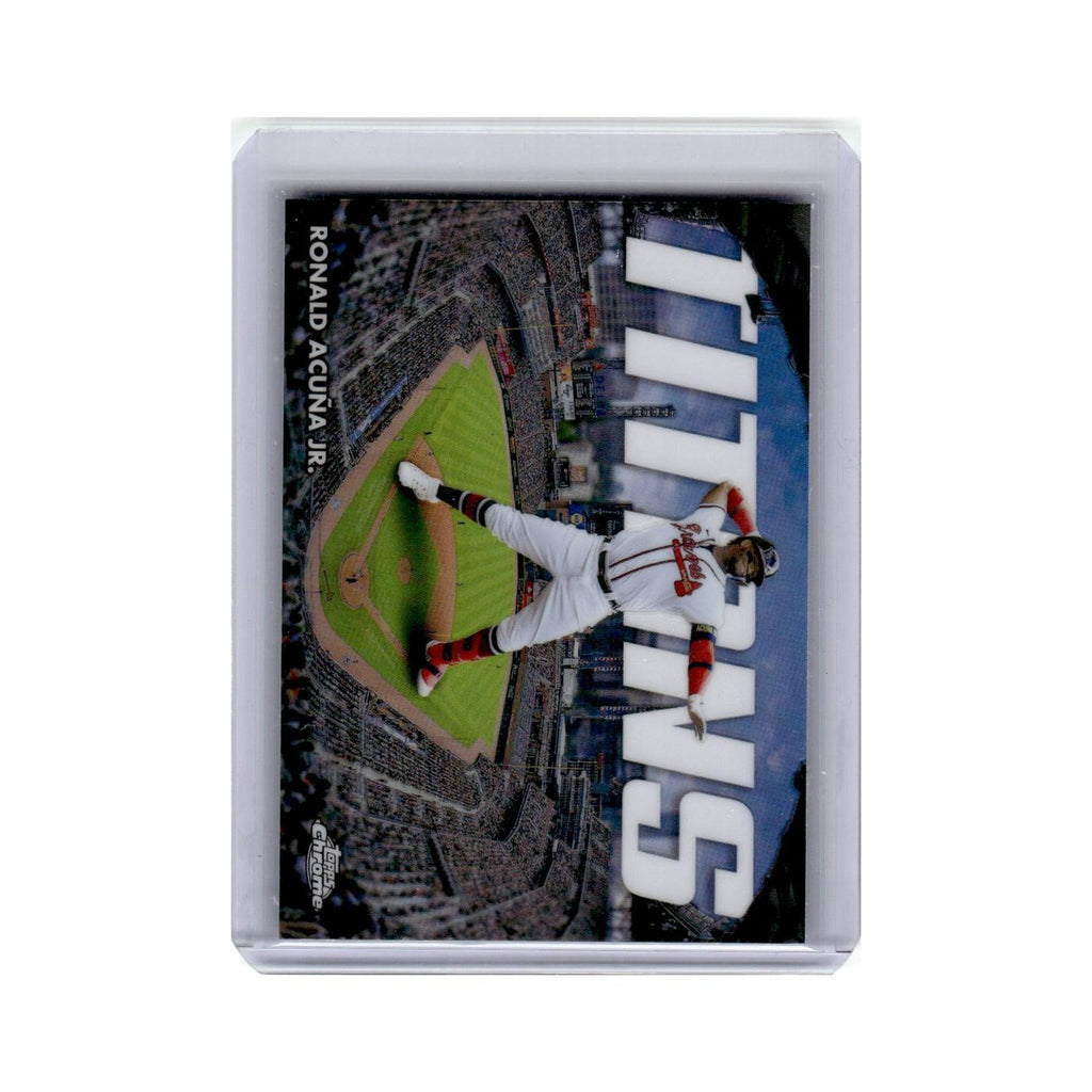 Ronald Acuna Jr. 2023 Topps Chrome Titans #CT-5 Baseball Card NM