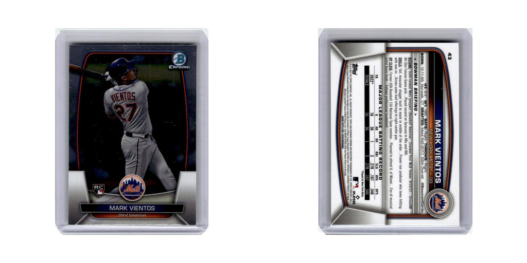 Mark Vientos Rookie 2023 Bowman Chrome #43 Baseball Card NM