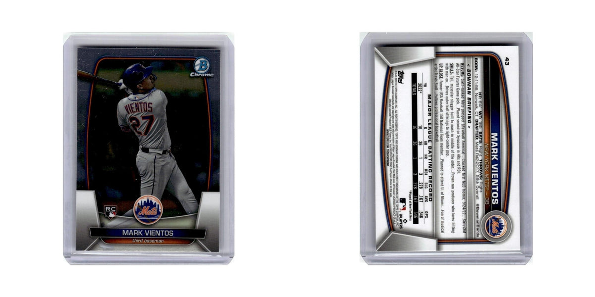 Mark Vientos Rookie 2023 Bowman Chrome #43 Baseball Card NM