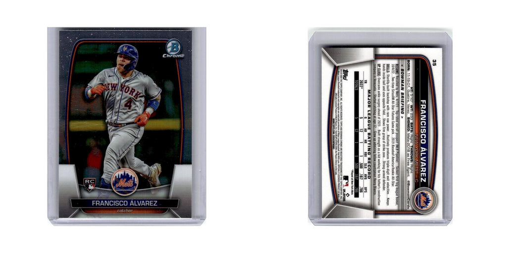 Francisco Alvarez Rookie 2023 Bowman Chrome #35 Baseball Card NM