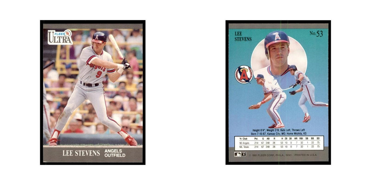 Lee Stevens 1991 Fleer Ultra #53 Baseball Cards Baseball Card NM