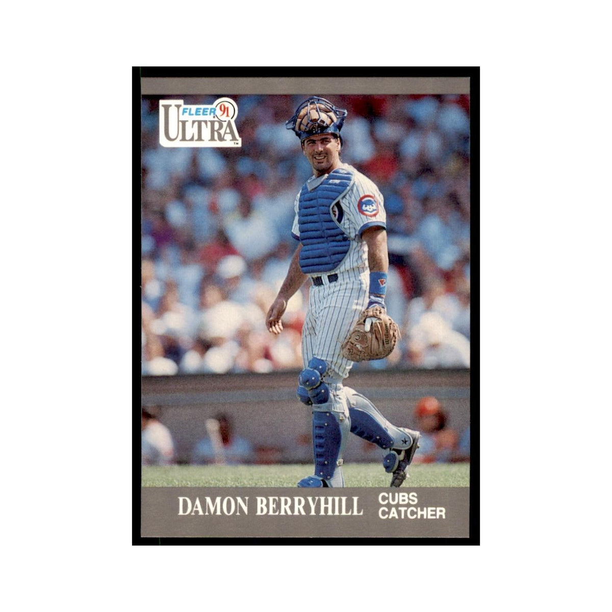 Damon Berryhill 1991 Fleer Ultra #56 Baseball Cards Baseball Card NM