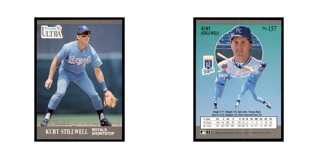 Kurt Stillwell 1991 Fleer Ultra #157 Baseball Cards Baseball Card NM