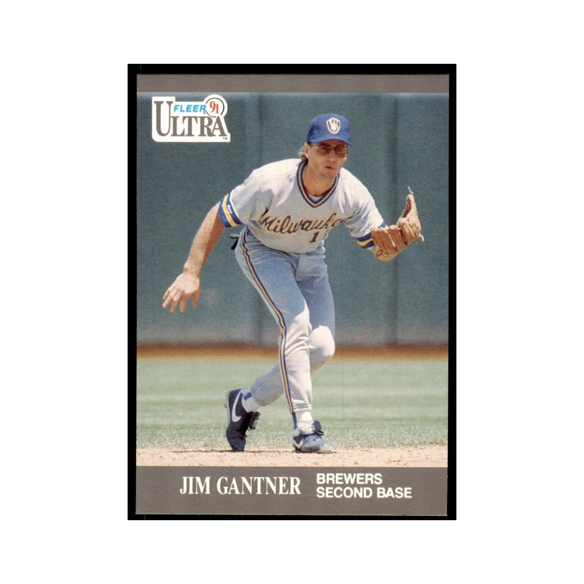 Jim Gantner 1991 Fleer Ultra #174 Baseball Cards Baseball Card NM