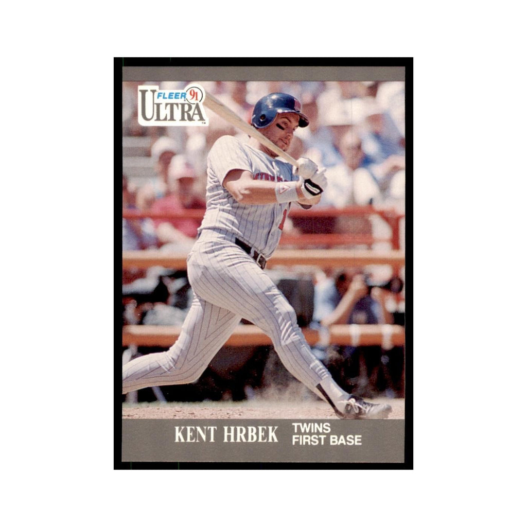 Kent Hrbek 1991 Fleer Ultra #189 Baseball Cards Baseball Card NM