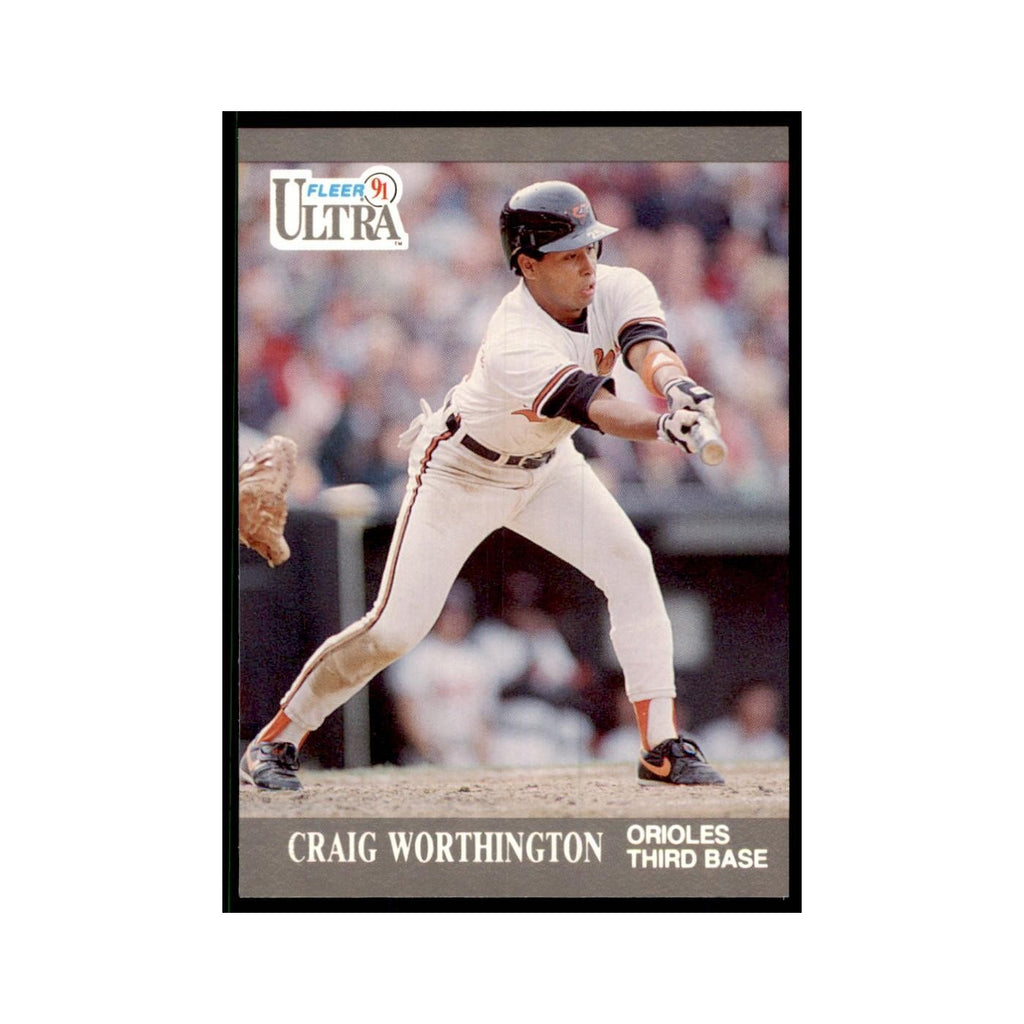 Craig Worthington 1991 Fleer Ultra #26 Baseball Cards Baseball Card NM