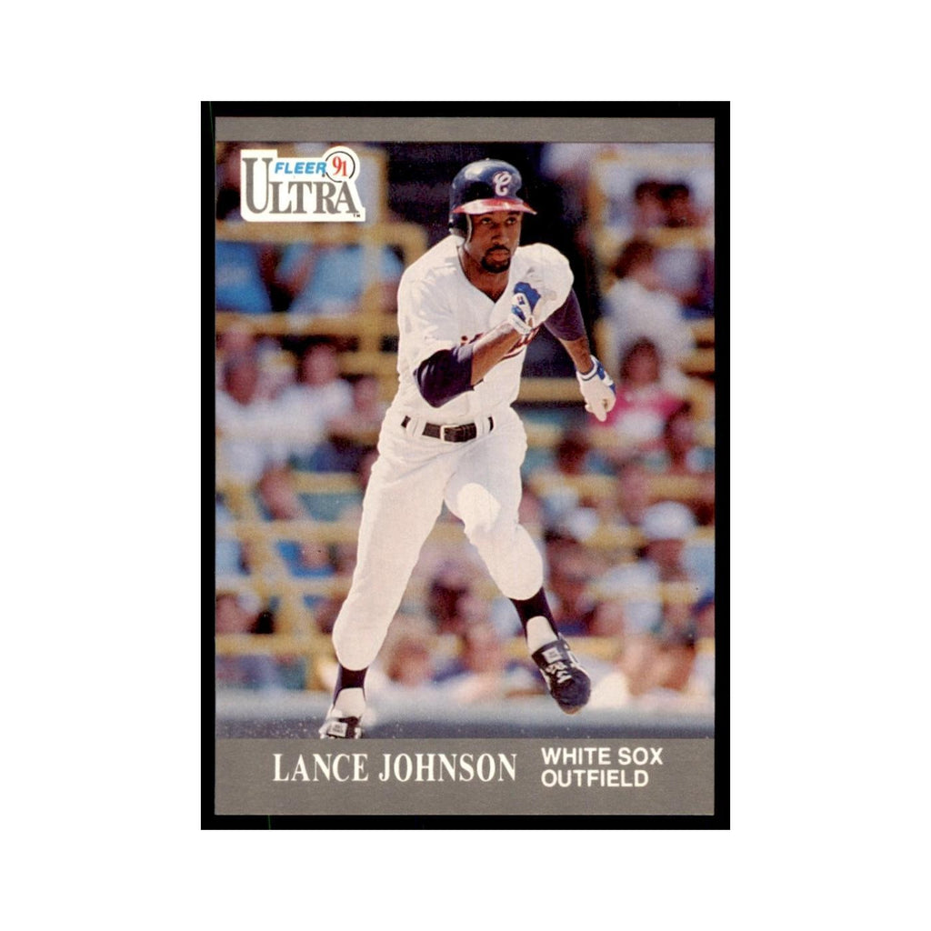Lance Johnson 1991 Fleer Ultra #76 Baseball Cards Baseball Card NM