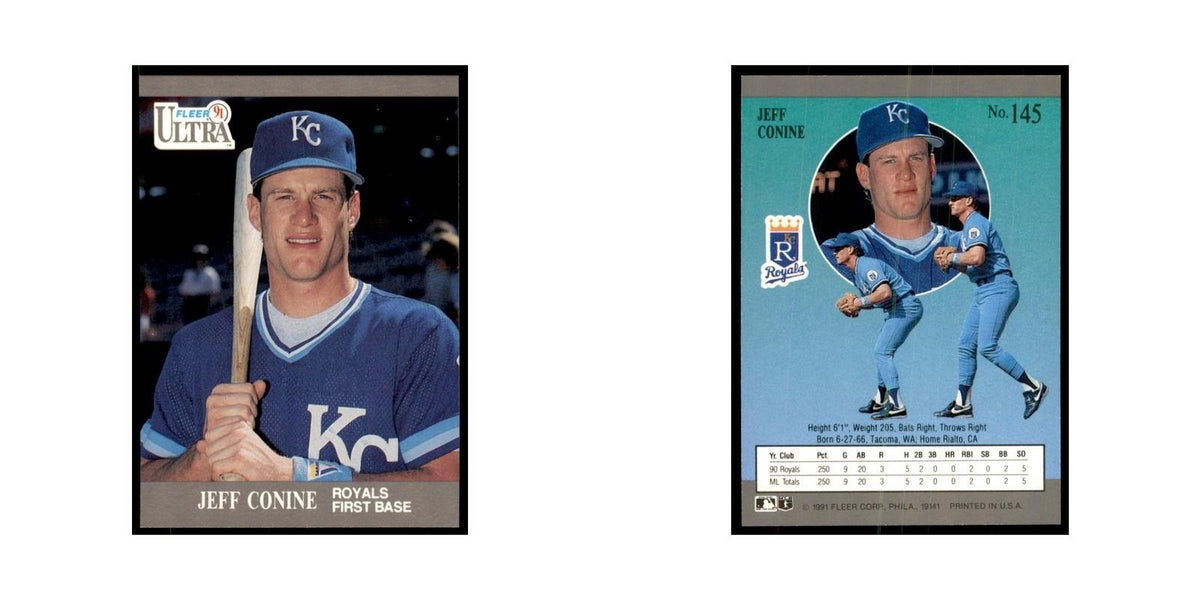 Jeff Conine 1991 Fleer Ultra #145 Baseball Cards Baseball Card NM