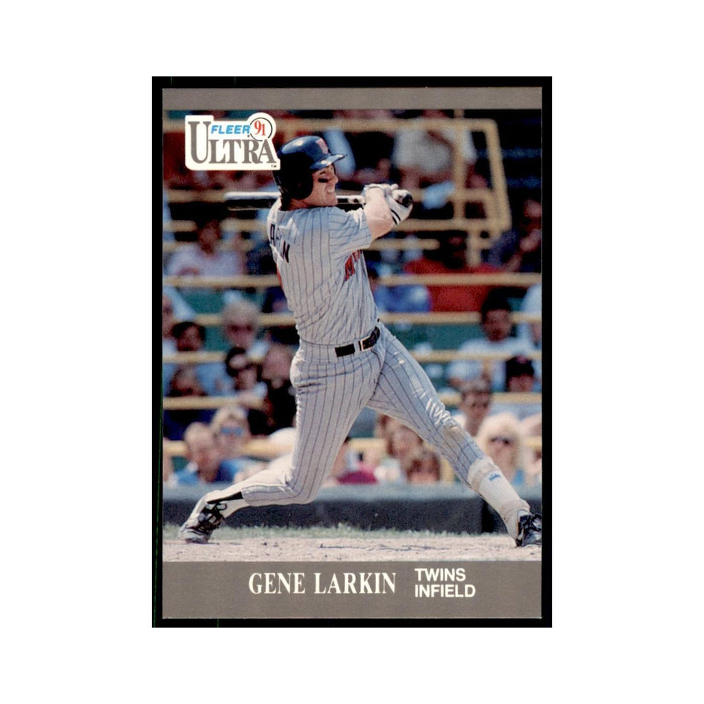 Gene Larkin 1991 Fleer Ultra #190 Baseball Cards Baseball Card NM