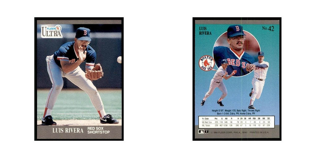 Luis Rivera 1991 Fleer Ultra #42 Baseball Cards Baseball Card NM