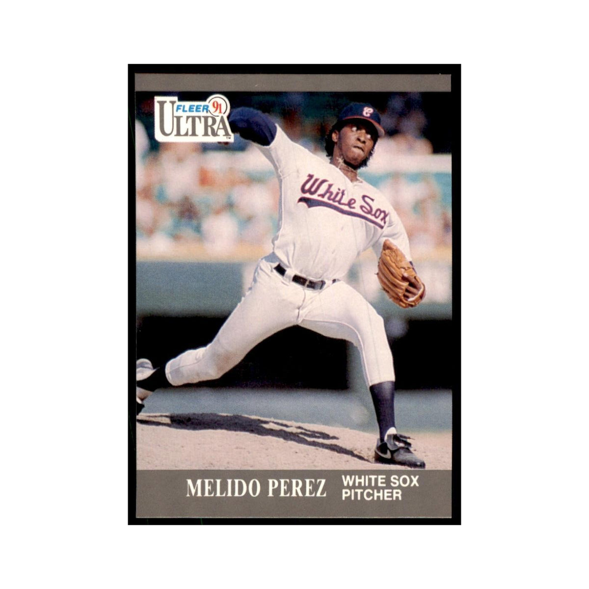 Melido Perez 1991 Fleer Ultra #80 Baseball Cards Baseball Card NM