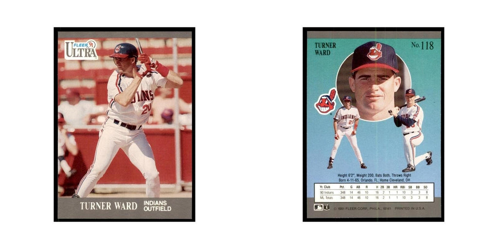 Turner Ward 1991 Fleer Ultra #118 Baseball Cards Baseball Card NM