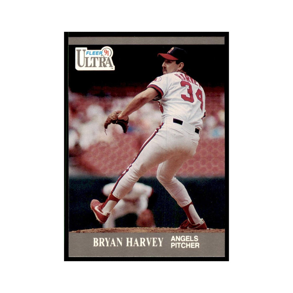 Bryan Harvey 1991 Fleer Ultra #45 Baseball Cards Baseball Card NM