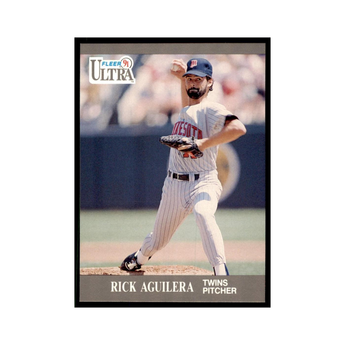 Rick Aguilera 1991 Fleer Ultra #185 Baseball Cards Baseball Card NM
