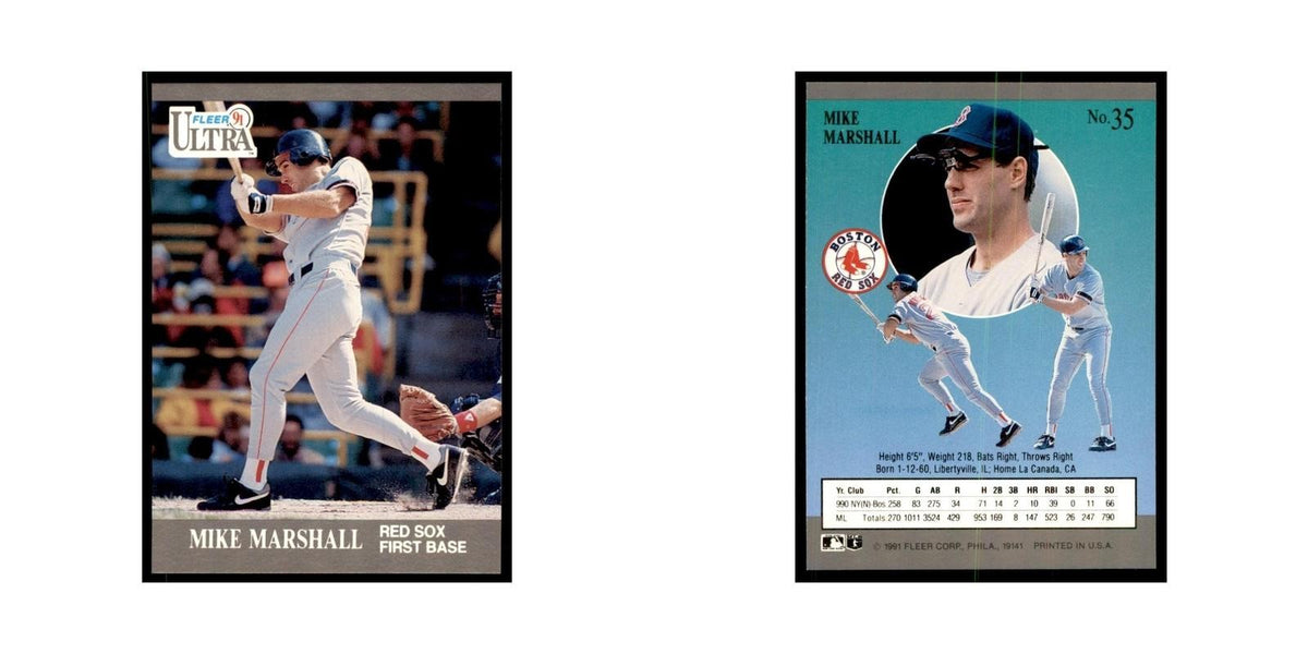 Mike Marshall 1991 Fleer Ultra #35 Baseball Cards Baseball Card NM
