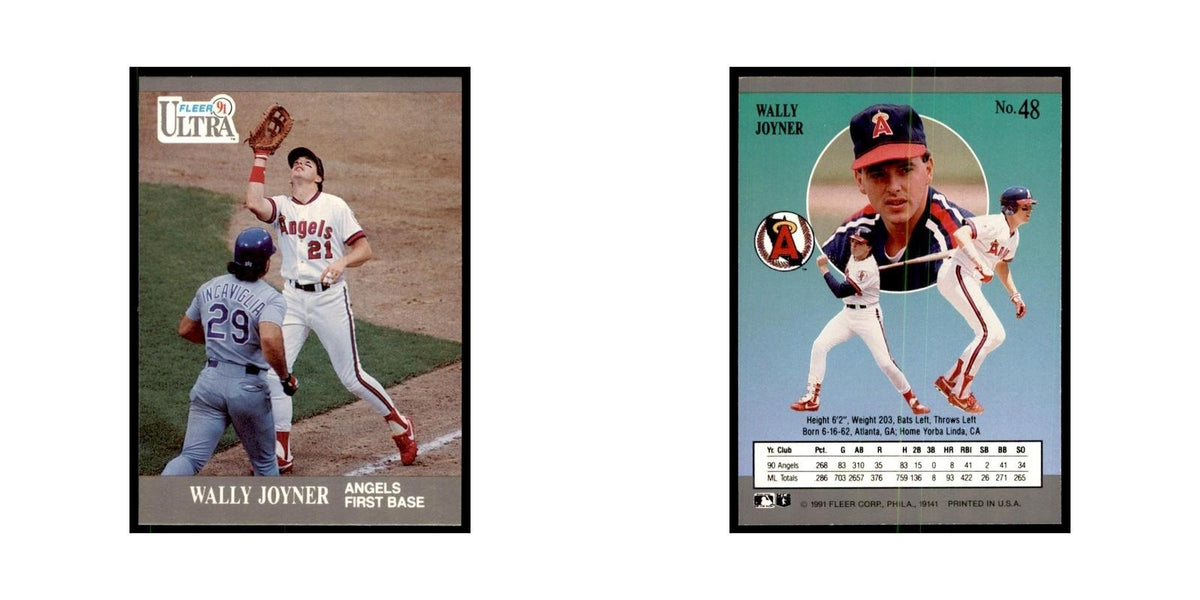 Wally Joyner 1991 Fleer Ultra #48 Baseball Cards Baseball Card NM
