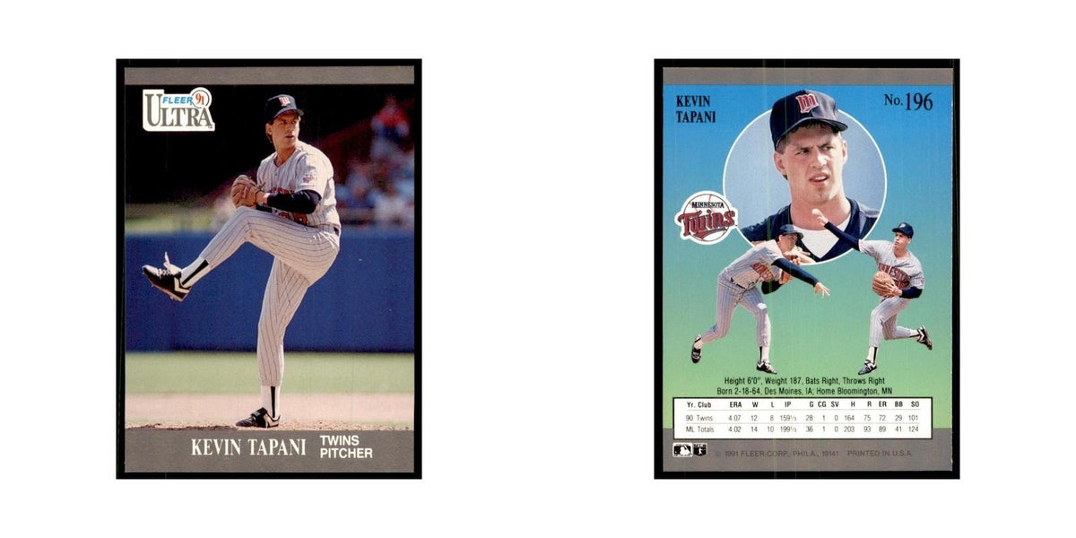 Kevin Tapani 1991 Fleer Ultra #196 Baseball Cards Baseball Card NM