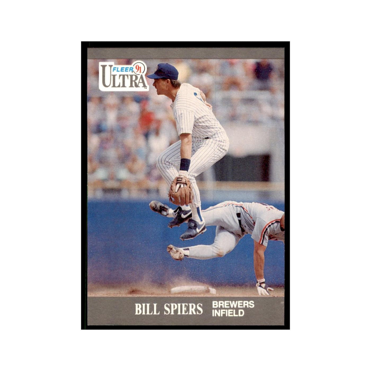 Bill Spiers 1991 Fleer Ultra #181 Baseball Cards Baseball Card NM