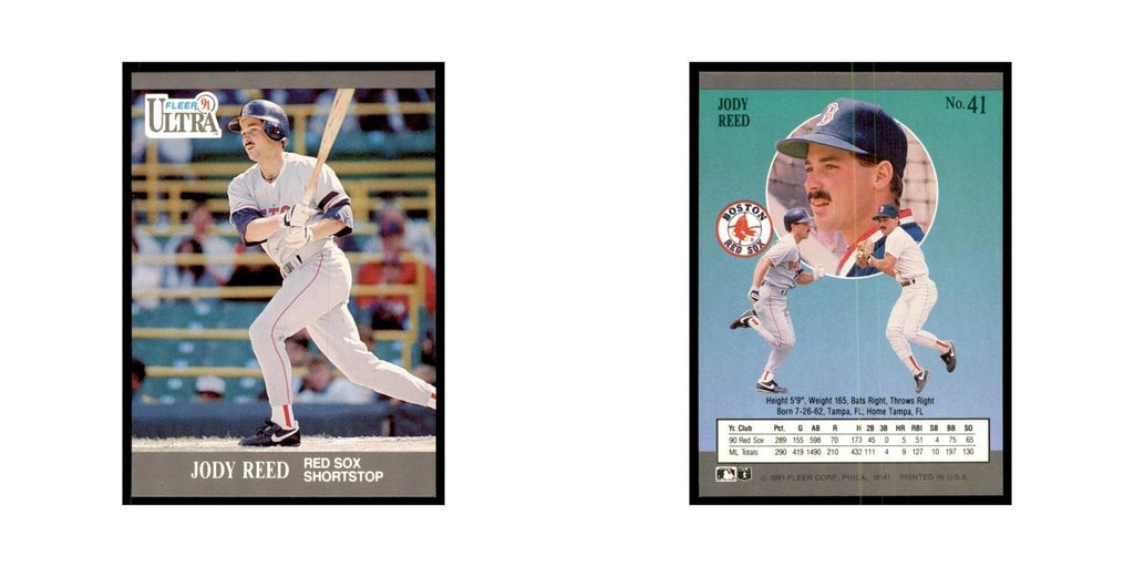 Jody Reed 1991 Fleer Ultra #41 Baseball Cards Baseball Card NM
