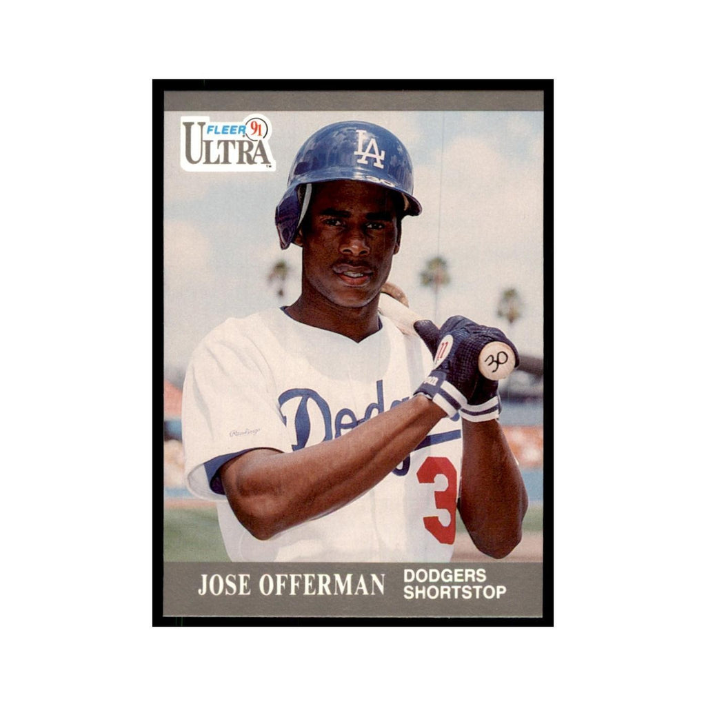 Jose Offerman 1991 Fleer Ultra #167 Baseball Cards Baseball Card NM