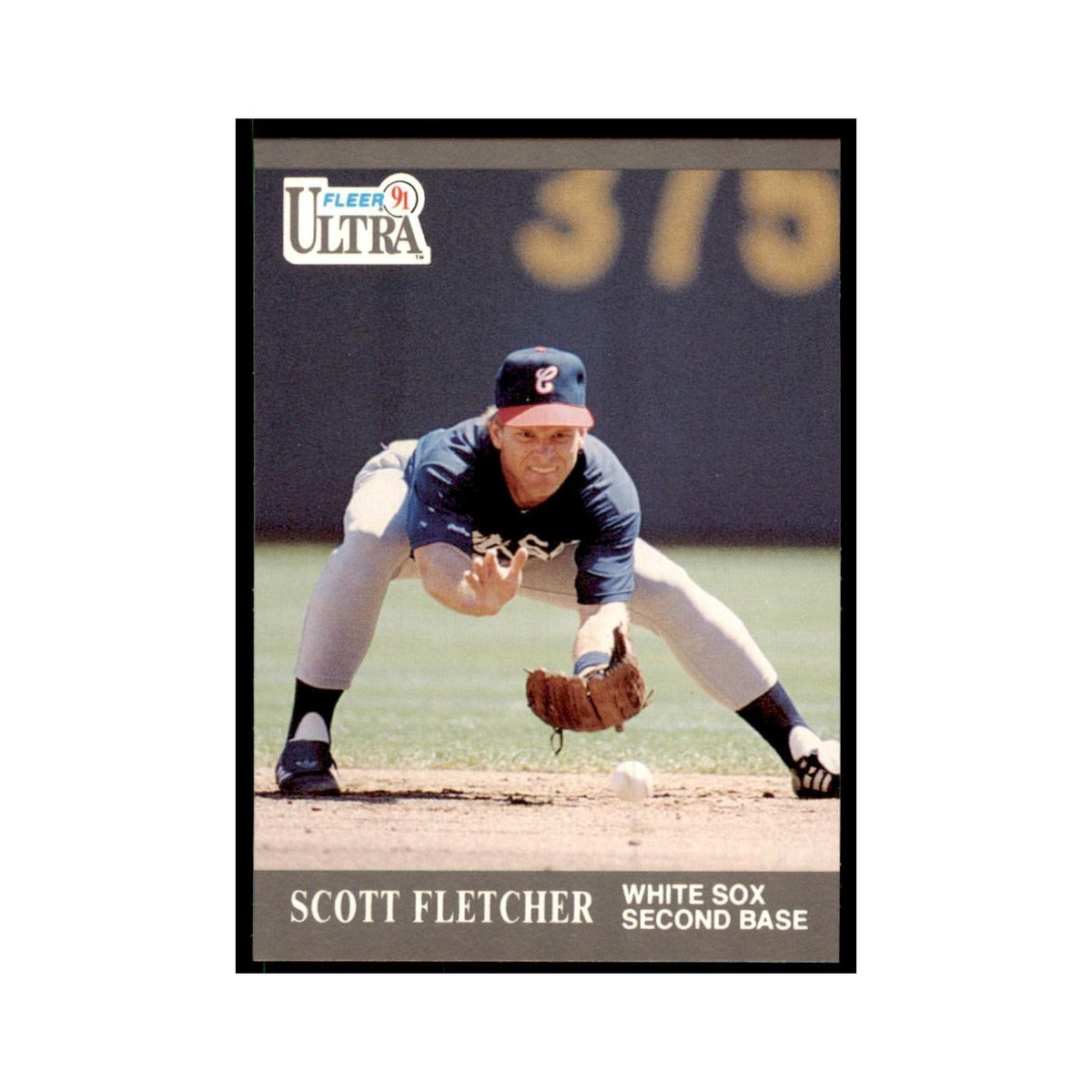 Scott Fletcher 1991 Fleer Ultra #73 Baseball Cards Baseball Card NM
