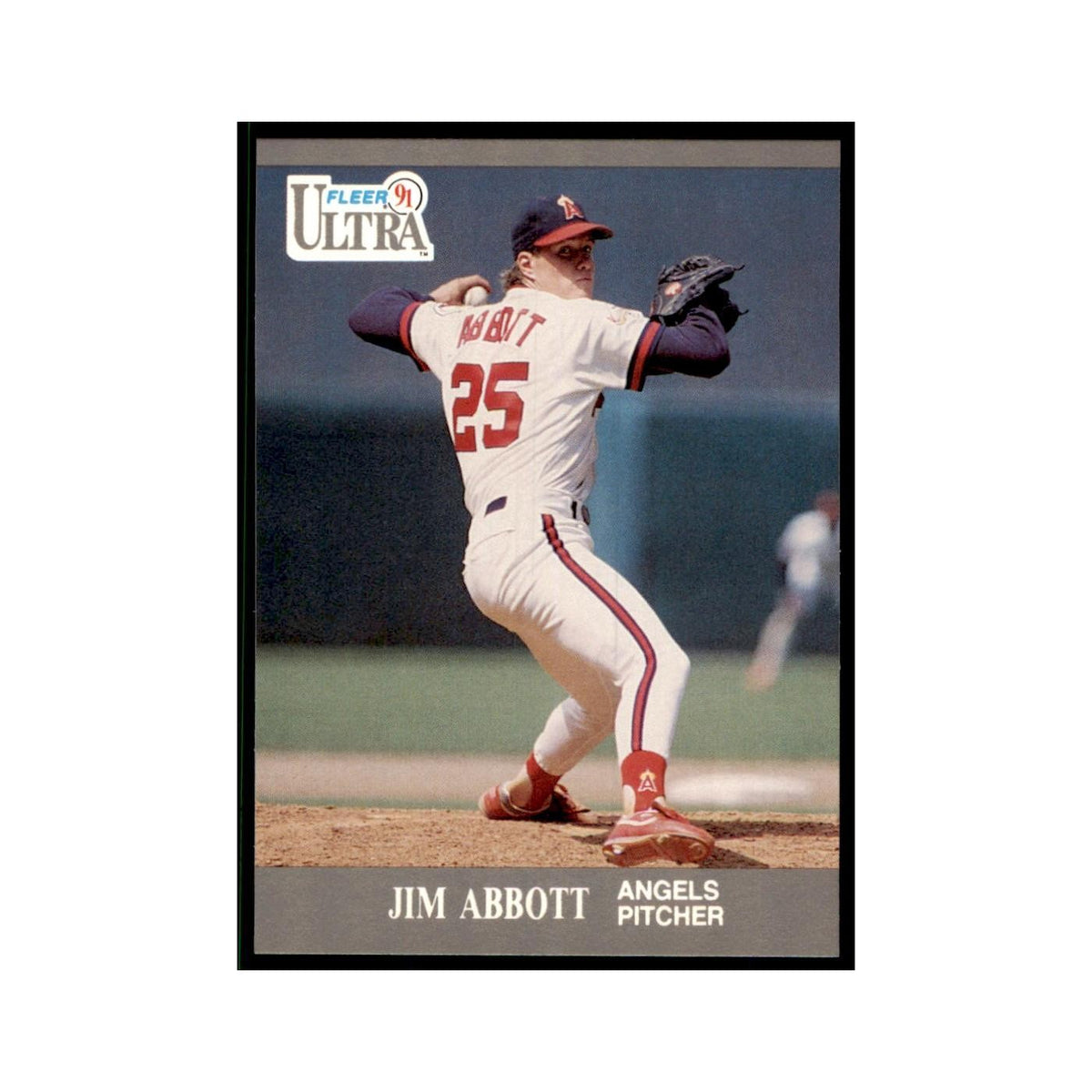 Jim Abbott 1991 Fleer Ultra #43 Baseball Cards Baseball Card NM