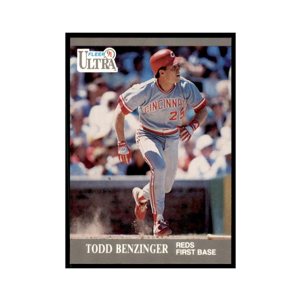Todd Benzinger 1991 Fleer Ultra #87 Baseball Cards Baseball Card NM