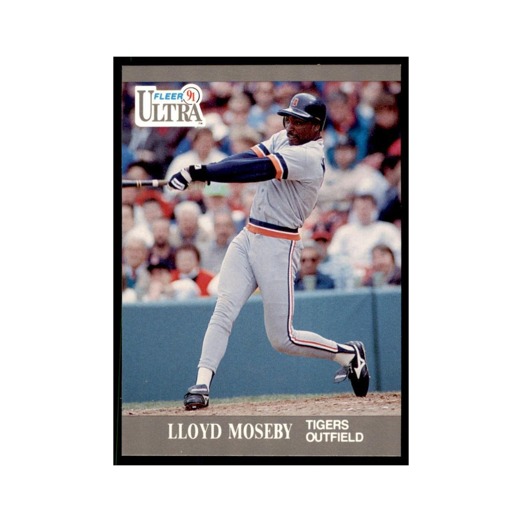 Lloyd Moseby 1991 Fleer Ultra #124 Baseball Cards Baseball Card NM