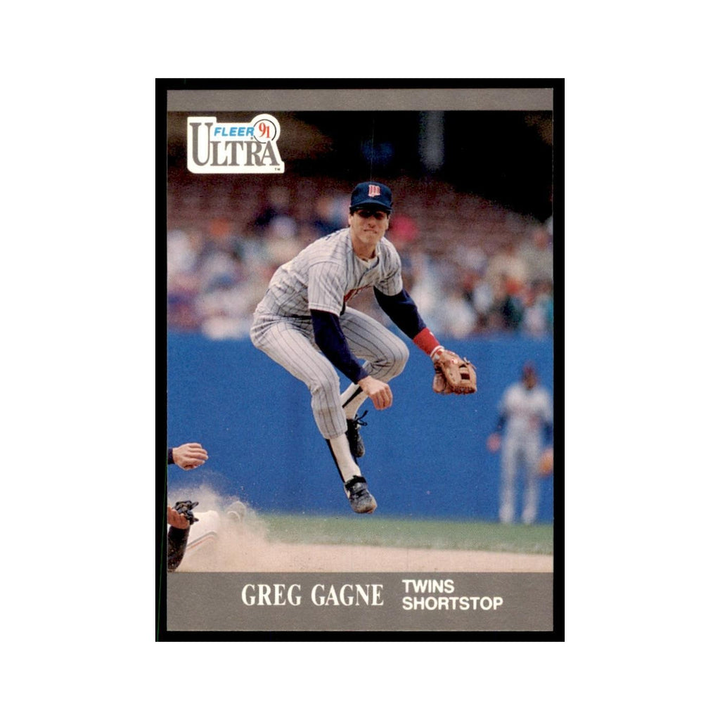Greg Gagne 1991 Fleer Ultra #186 Baseball Cards Baseball Card NM