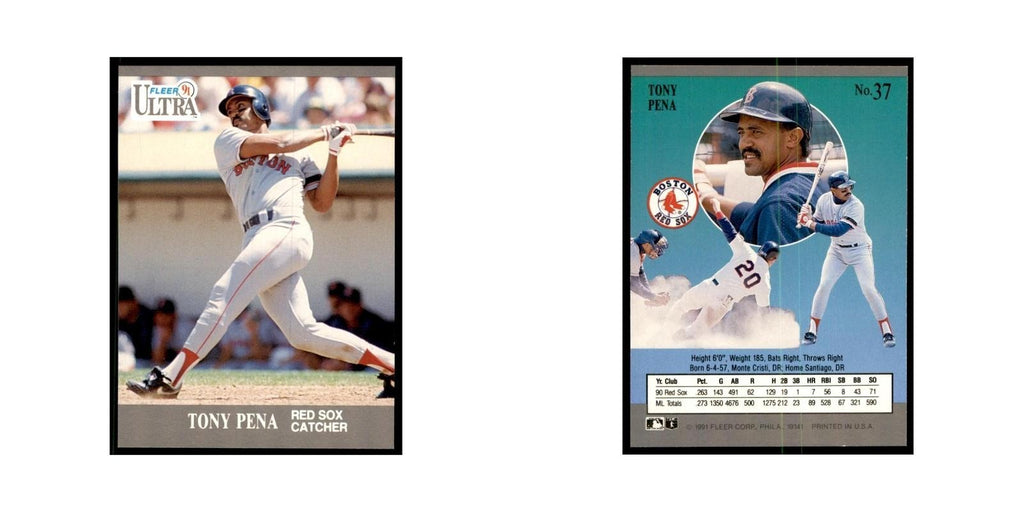 Tony Pena 1991 Fleer Ultra #37 Baseball Cards Baseball Card NM