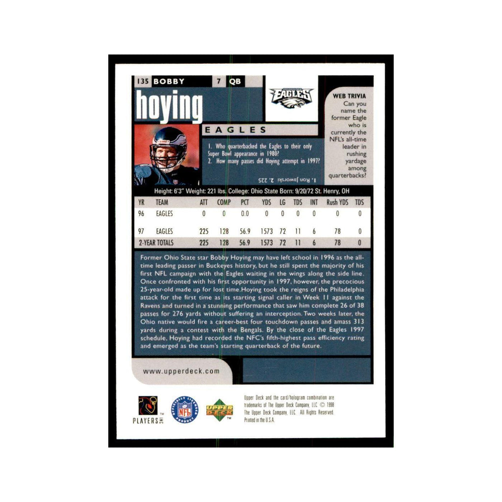 Bobby Hoying 1998 UD Choice #135 Football  Cards Football Card NM