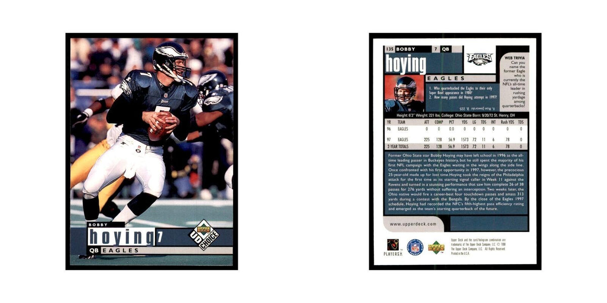 Bobby Hoying 1998 UD Choice #135 Football  Cards Football Card NM