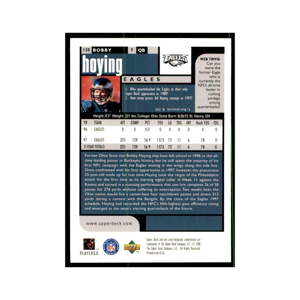 Bobby Hoying 1998 UD Choice #135 Football  Cards Football Card NM