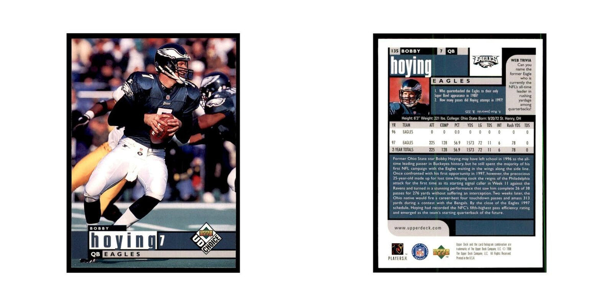 Bobby Hoying 1998 UD Choice #135 Football  Cards Football Card NM