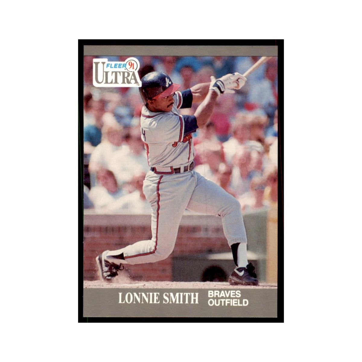 Lonnie Smith 1991 Fleer Ultra #11 Baseball Cards Baseball Card NM