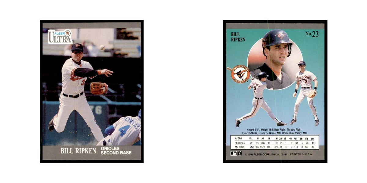 Bill Ripken 1991 Fleer Ultra #23 Baseball Cards Baseball Card NM